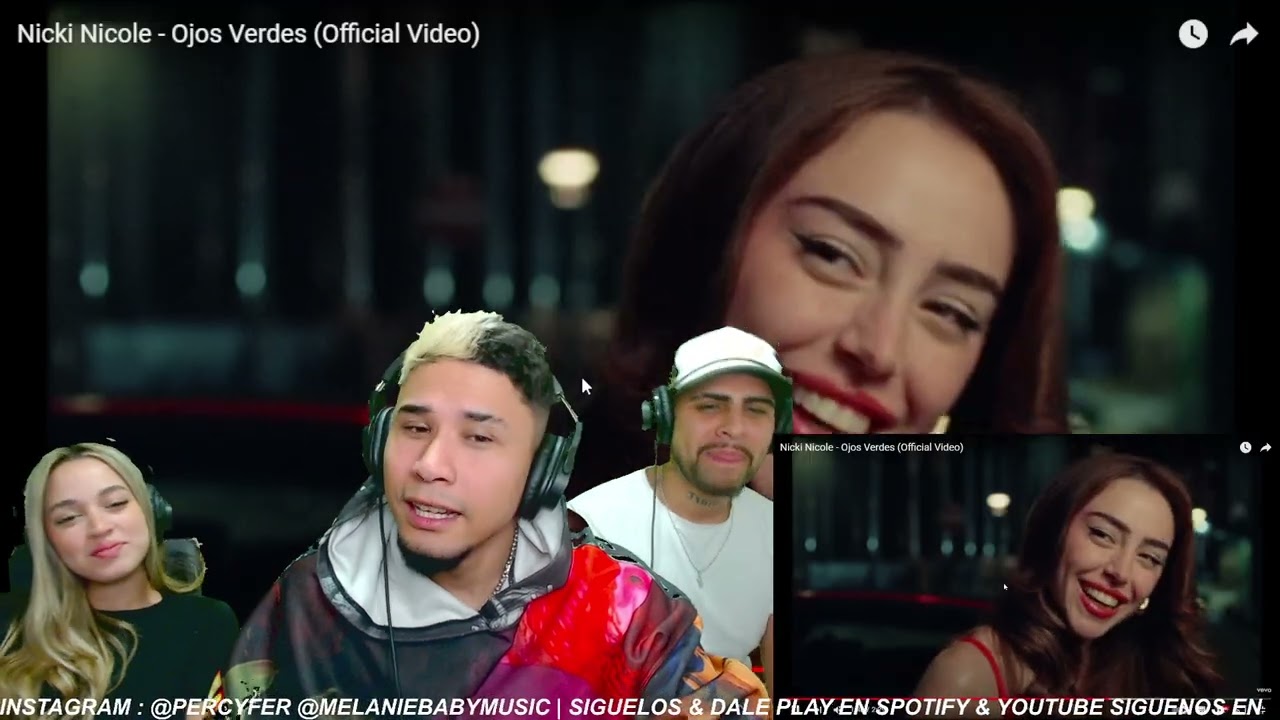 Nicki Nicole - Ojos Verdes || REACCIÓN
