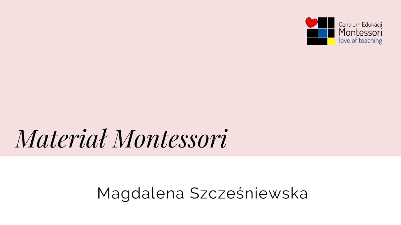 Materiał Montessori