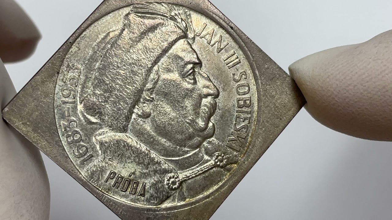 KLIPA próba 10 złotych 1933 Sobieski - PIĘKNA