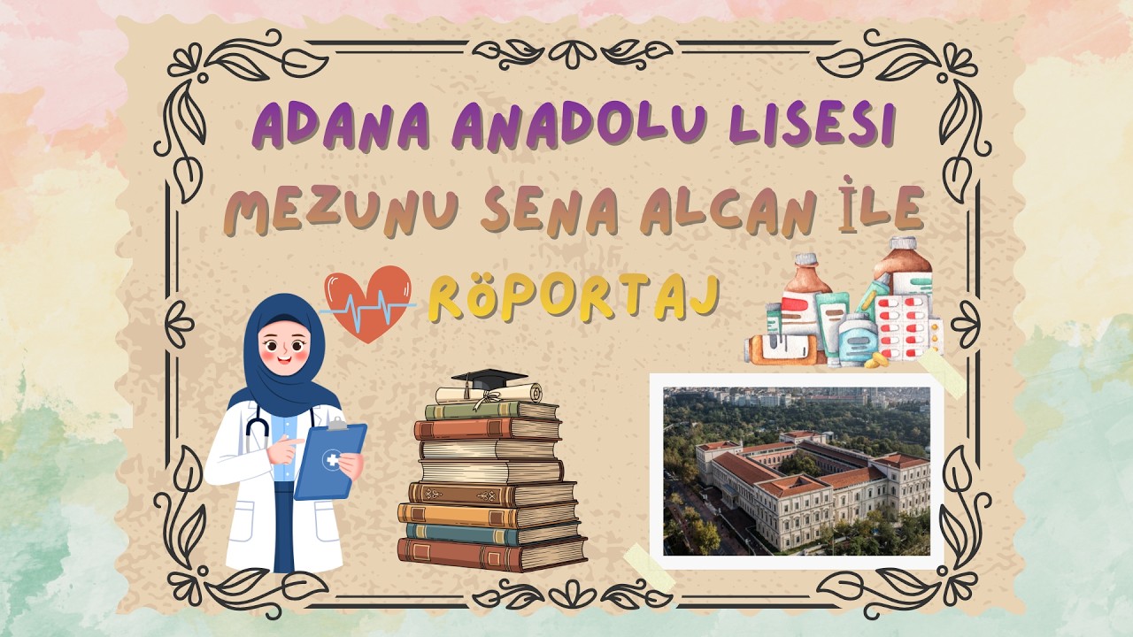 Adana Anadolu Lisesi Mezunu Sena ALCAN ile Röportaj | İTÜ-Cerrahpaşa İngilizce Tıp