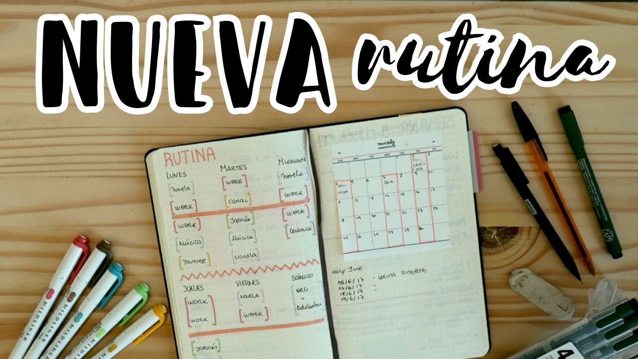 Organizando una NUEVA RUTINA · PLAN WITH ME #2 | Christine Hug