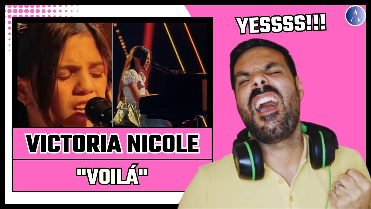 VICTORIA NICOLE - "Voilà" by Barbara Pravi | The Voice Kids Portugal 2024 | REACTION
