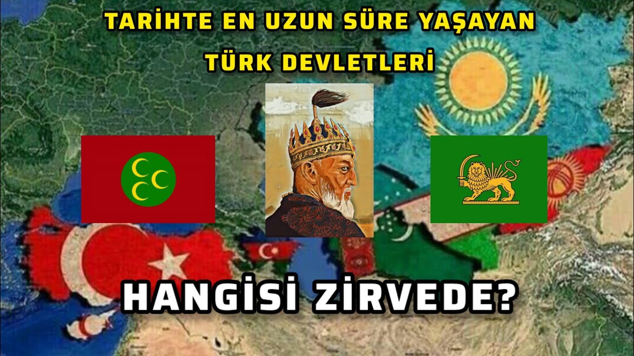 Tarihte en uzun yaşayan 10 türk devleti..