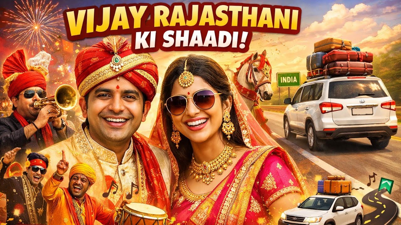 Vijay Rajasthani ki Shaadi Mai Baraatiyon Ne Machaya Shor! 🎺 Wapasi ka Wedding & Traveling Vlog 🛣️.