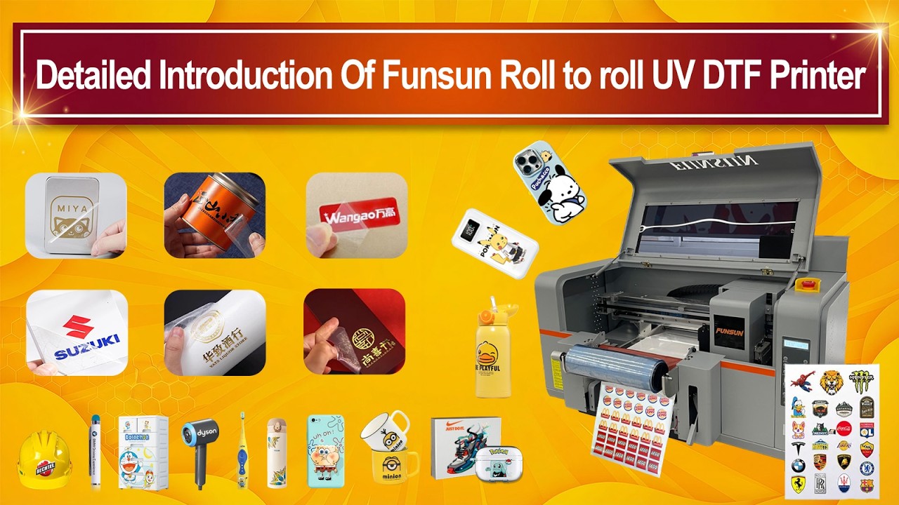 The Detailed introduction of Funsun roll to roll uv dtf printer