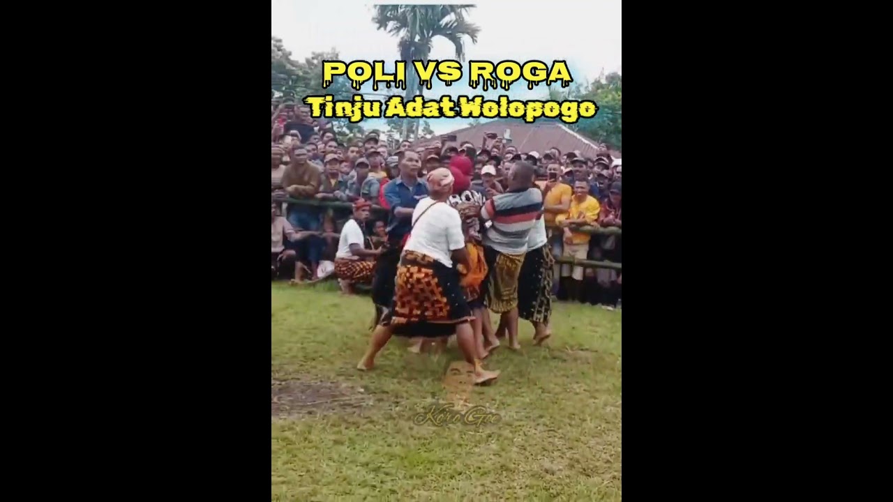 Tinju Adat Wolopogo Roga Vs Poli #BoxingTradisional