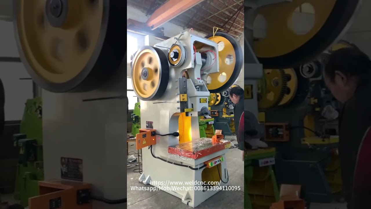 100T Punch Press Machine: Power, Precision, and Efficiency  #sheetmetalprocessing #machine #shorts