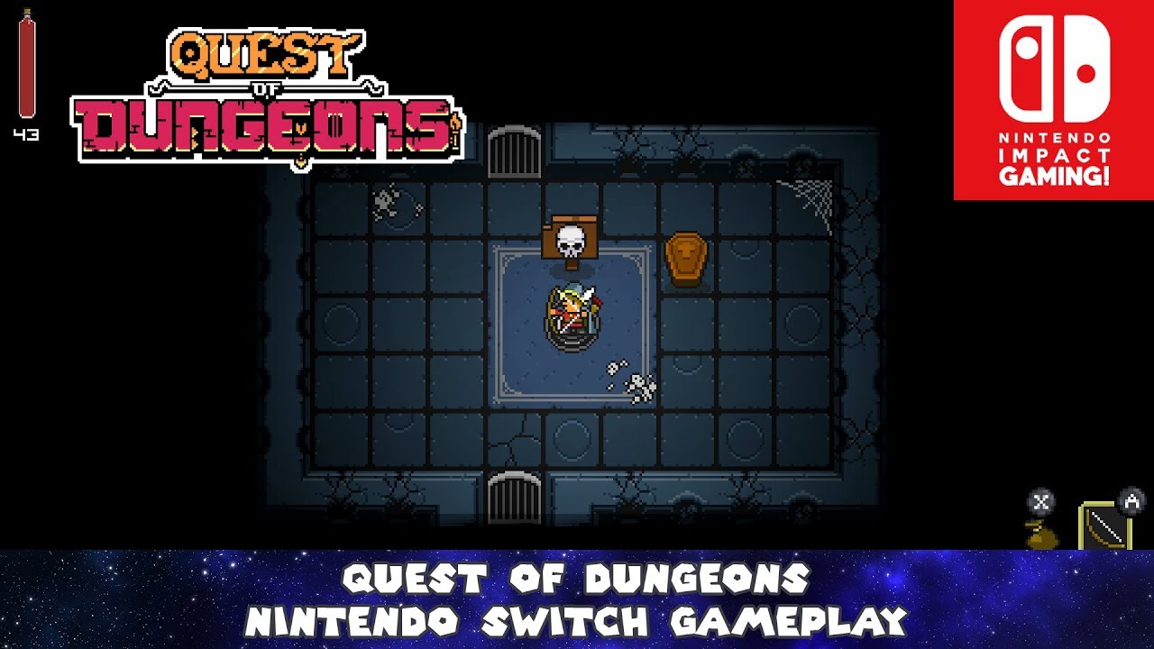 Quest Of Dungeons Nintendo Switch Gameplay
