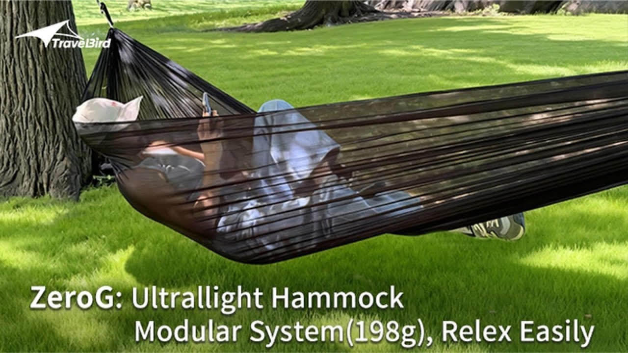 Kickstarter: ZeroG, Modular Ultrallight Hammock System(198g), Relex Easily