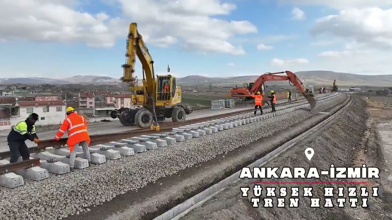 ANKARA-İZMİR YHT'DE SON ÇALIŞMALAR ORTAYA ÇIKTI!