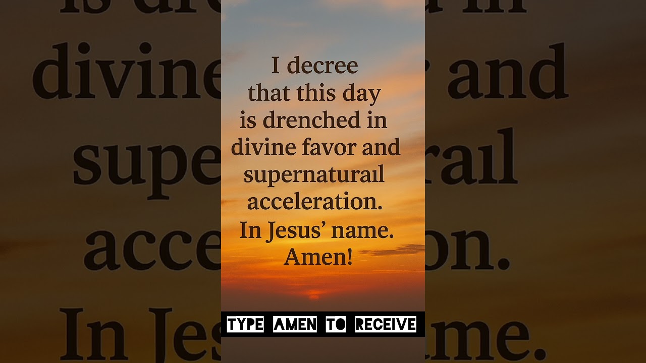 Prayer for Divine Favor and Acceleration 