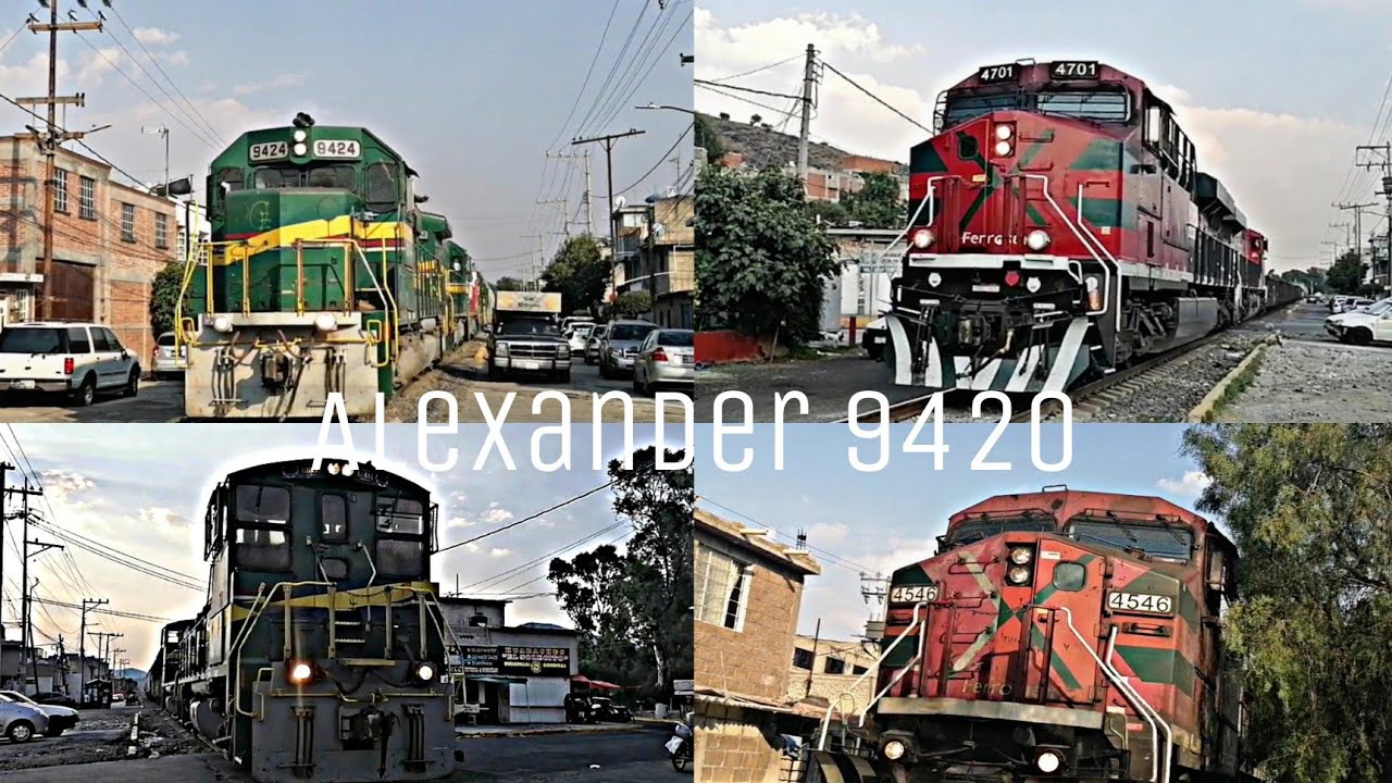4 TRENES SEGUIDOS!!! 9424, 4546, 4701, 8833 regresando a VdeM (ferrovalle 2022)