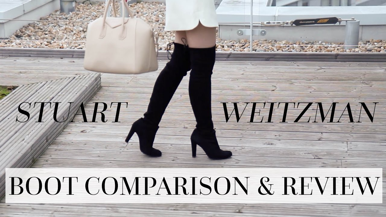 Stuart Weitzman Highlands vs. Lowlands vs. 5050 Boot Comparison and Review!