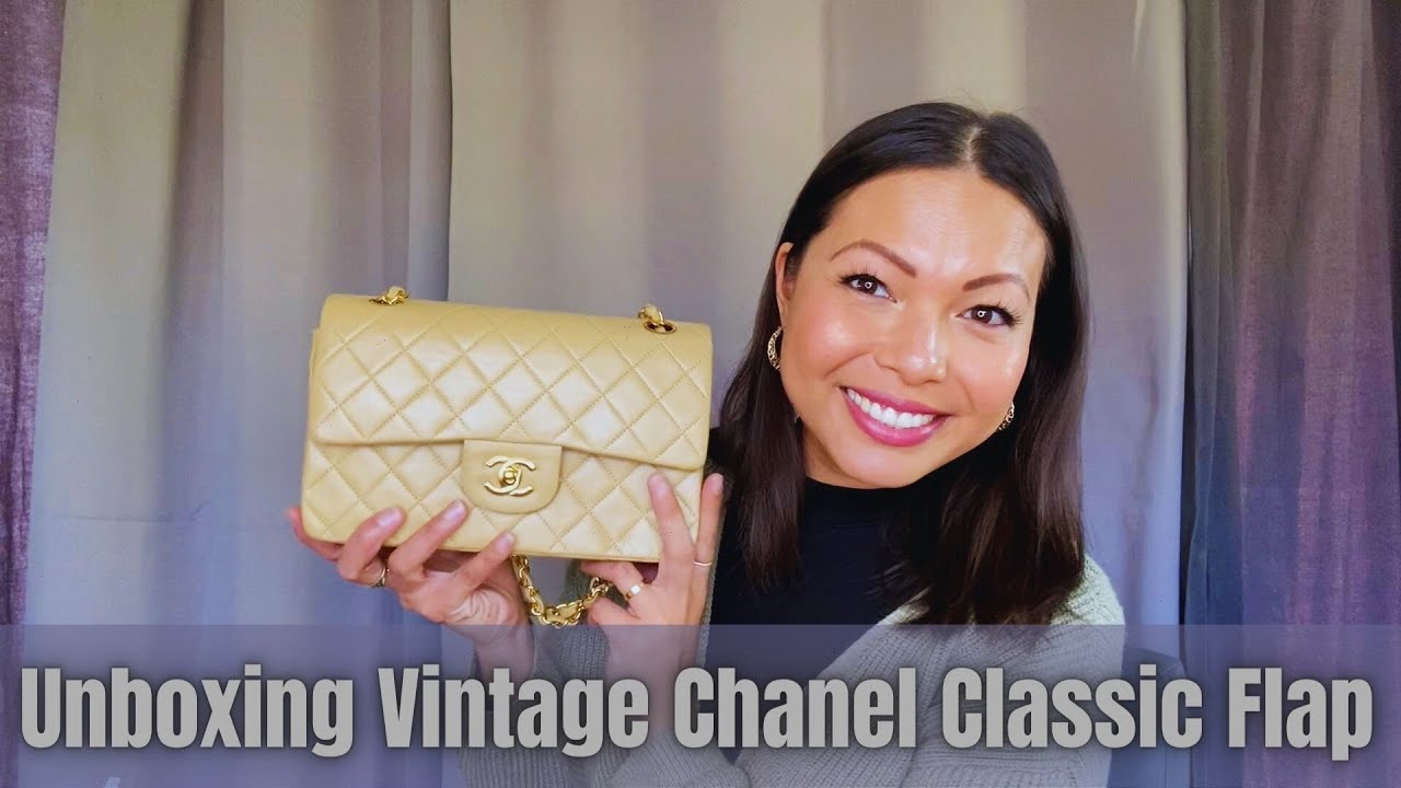 Unboxing Vintage Chanel Classic Flap Bag!!