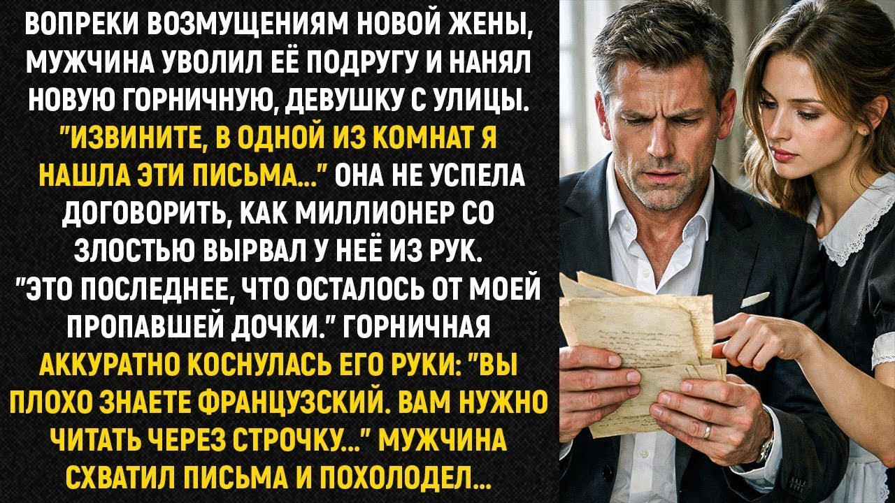 Вопреки возмущениям новой жены, мужчина уволил её подругу и нанял новую горничную, девушку с улицы..