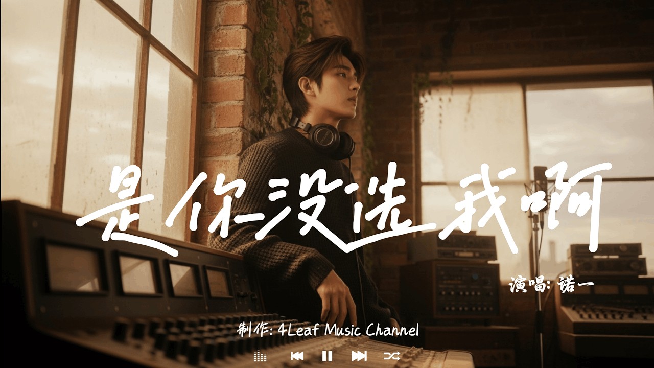 是你没选我啊 - 诺一 | Shi Ni Mei Xuan Wo A - Nuo Yi「昼夜的温差有点重忽冷忽热让人太痛，妄想你还会关心我会真的心疼我。」♪【動態歌詞MV】♪
