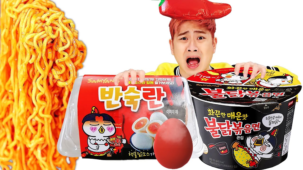 Mukbang Spicy Noddle 불닭볶음면 먹방 BBororo Noddle LuckyKangI 럭키강이