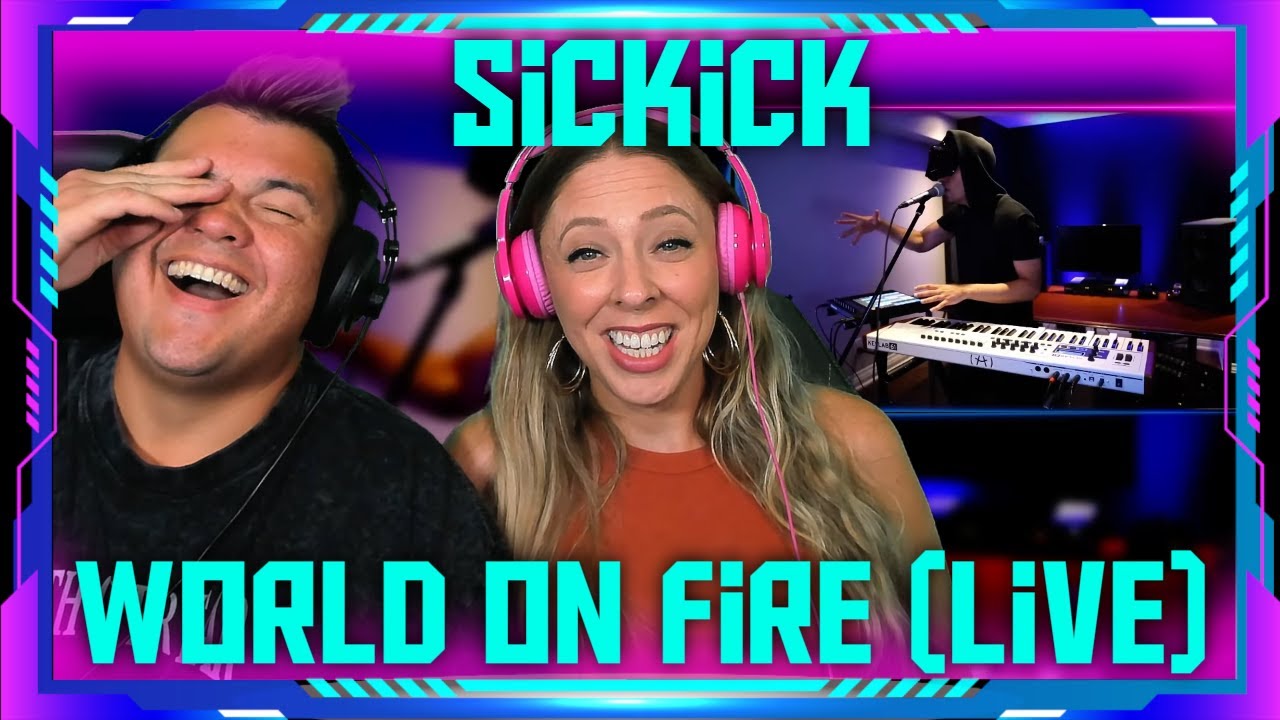 Реакция на Sickick &mdash; World On Fire (Live Mix) | THE WOLF HUNTERZ Джон и Долли