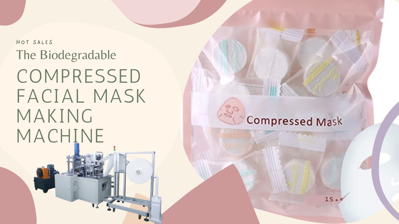 Let's Discover Production of Compressed Facial Mask Making Machine |Automatic Machine Manufacturer