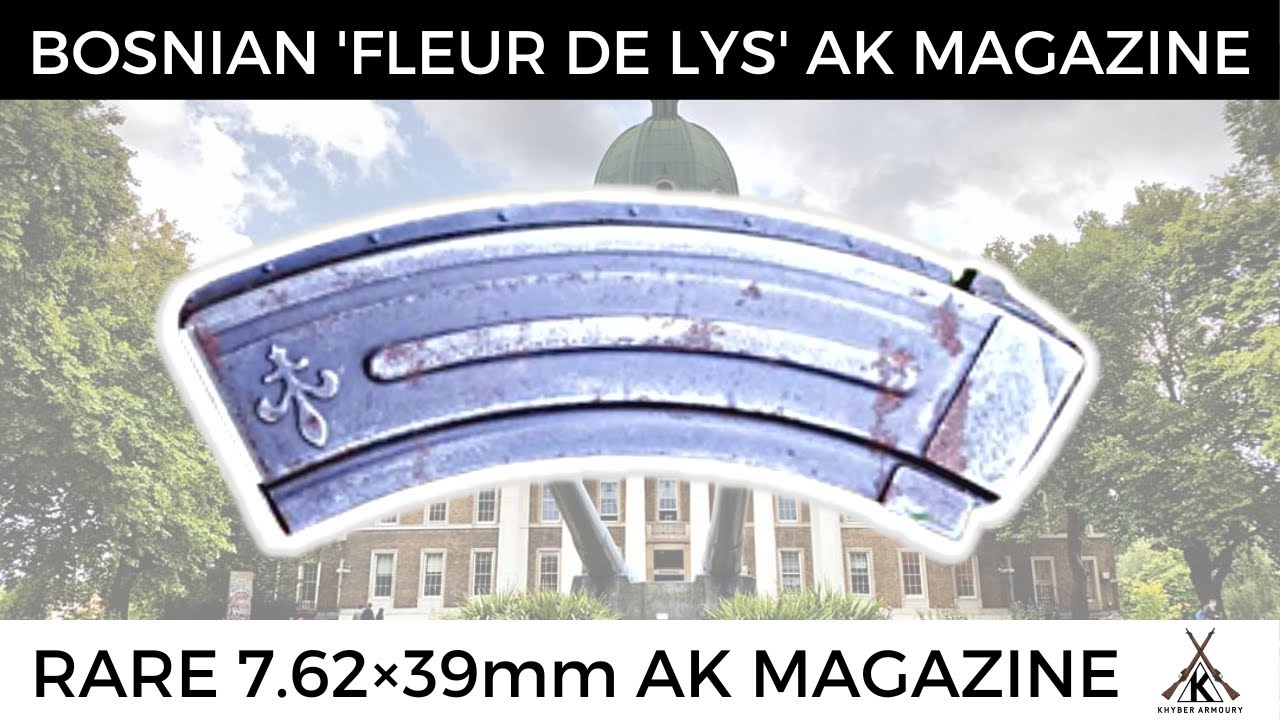 FDL | Bosnian Military Steel 7.62x39 AK / AKM Magazine | 'Fleur De Lys'