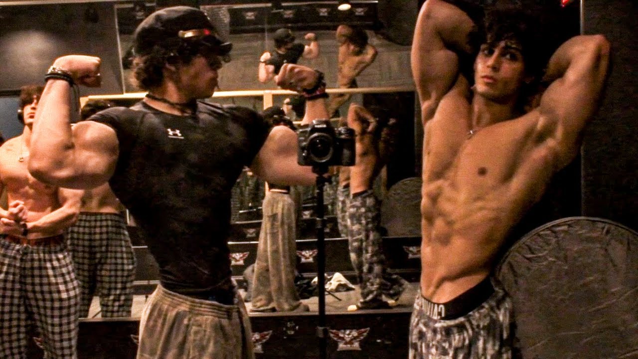 PUSH DAY w/ RACKZE, TRK, & XAVIER | CHEST DESTRUCTION