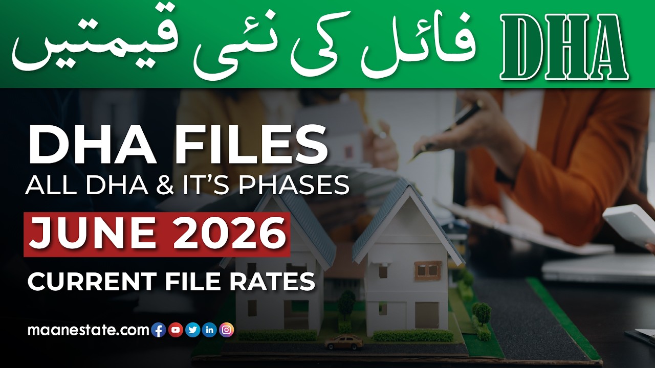 📢 DHA Plot File Rates &ndash; 8 June 2026 | Lahore, Gujranwala, Quetta | Daily Update by Maan Estate