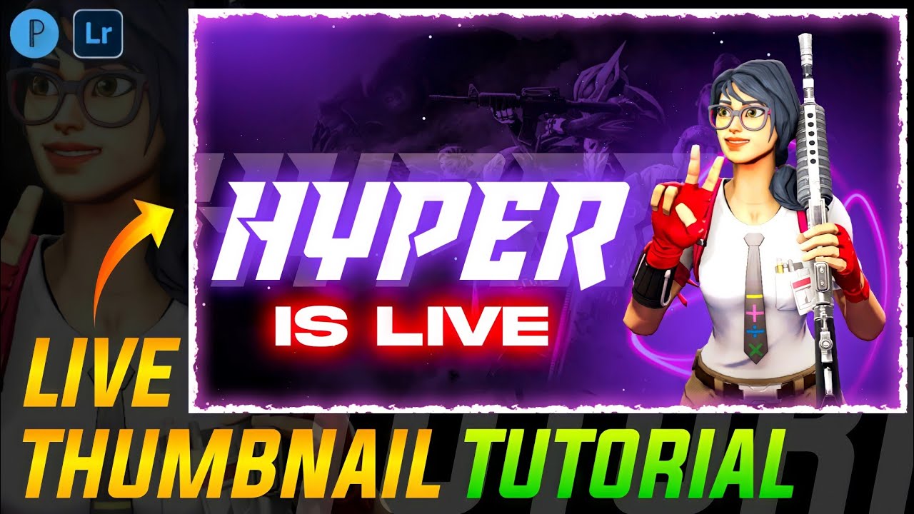 Live Stream Thumbnail | How To Make Gaming Live Stream Thumbnail On Android