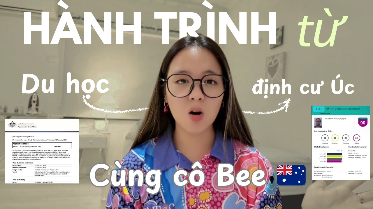 Hành trình 8 năm từ du học đến định cư Úc của cô giáo Bee 🇦🇺 | Mình đã làm gì để được định cư Úc?