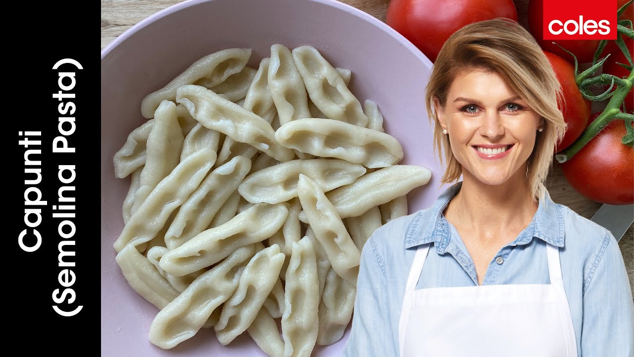 Basic Semolina Pasta: Capunti