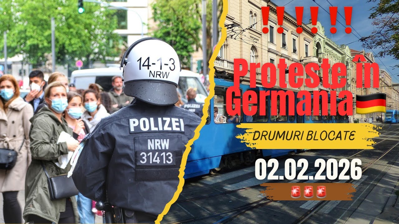 Greva care paralizează Germania! Transportul public NU mai circulă azi