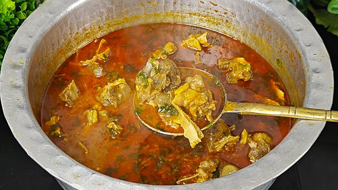 Goat Head Curry Recipe | Bakre ki Mundi Zaban Ka Salan | Goat Head Mutton Curry