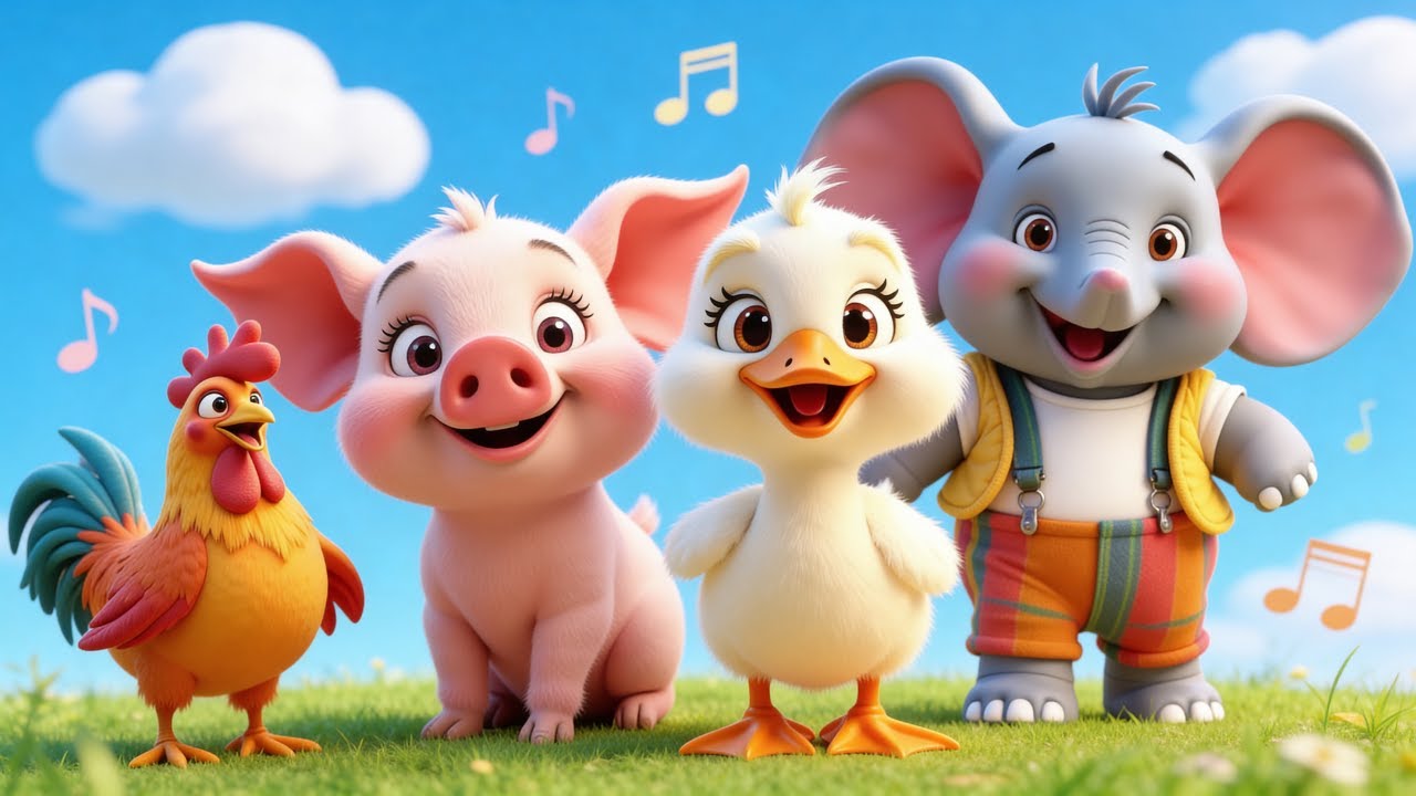 Rățușca Mac și prietenii | Cântece animate pentru copii | 40 minute