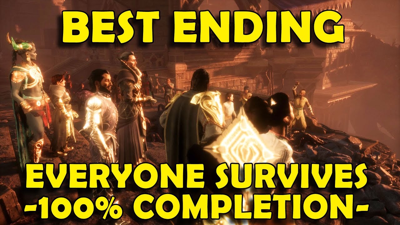 Dragon Age: The Veilguard — Лучшая концовка (все выживают) — 100% прохождение концовки и финальны...