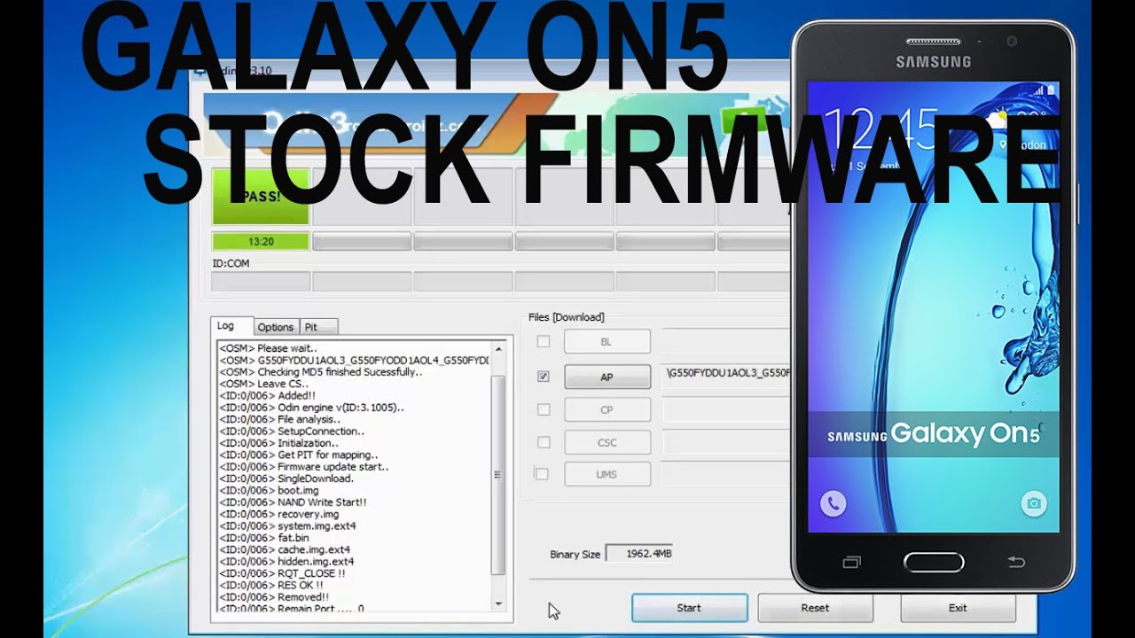 Galaxy On5 Stock Firmware | Galaxy On5 Stock Rom Flash Tutorial