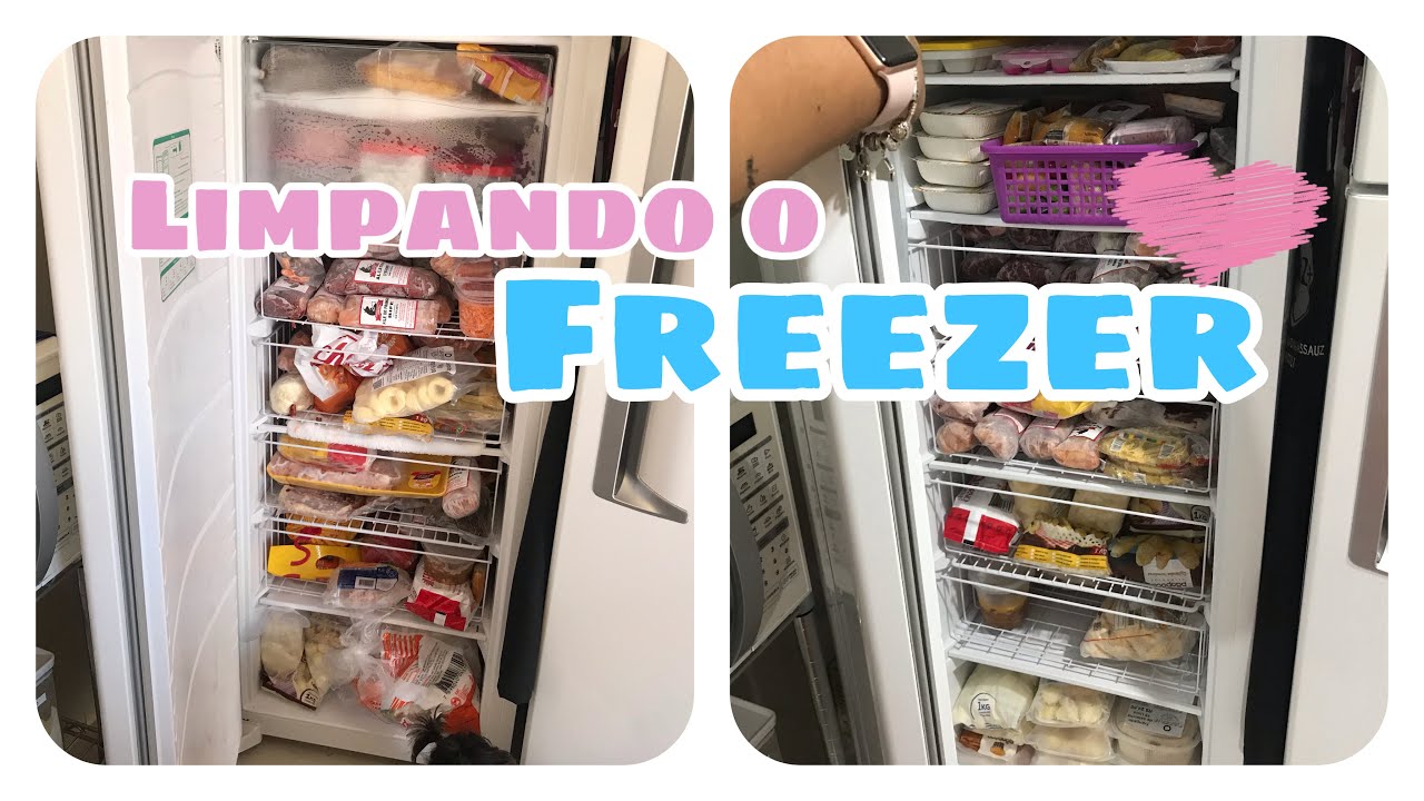LIMPANDO E ORGANIZANDO MEU FREEZER VERTICAL