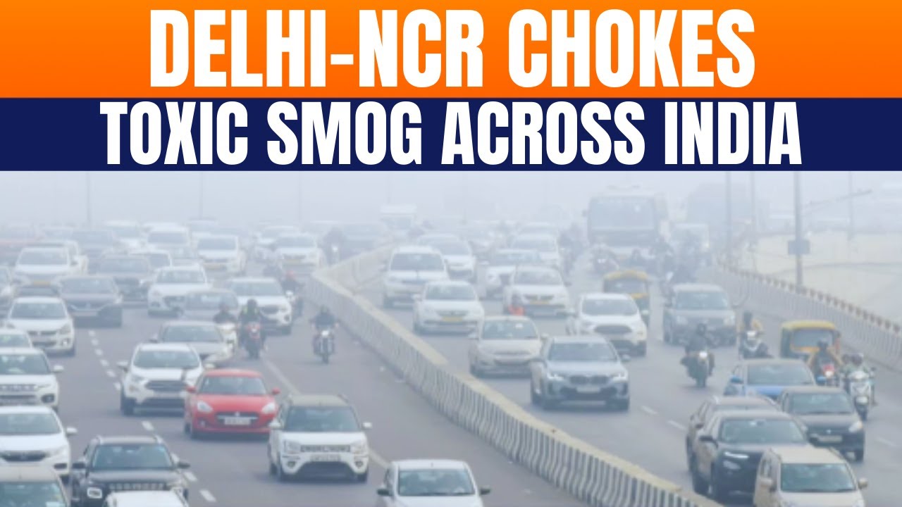 LIVE: Delhi-NCR Air Pollution | AQI Hits Severe Plus | India Air Quality Update | Toxic Smog | News9