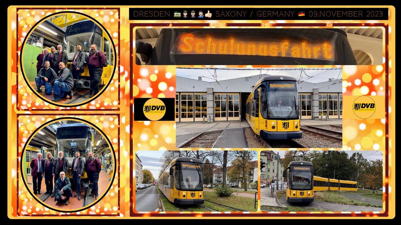 Annual tram service lessons with the training manager Matthias/Jährlicher Tram-Dienstunterricht 2023