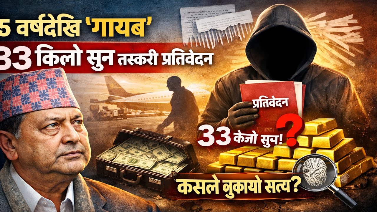 ५ वर्षदेखि ‘गायब’ ३३ किलो सुन तस्करी प्रतिवेदन, कसले लुकायो सत्य?