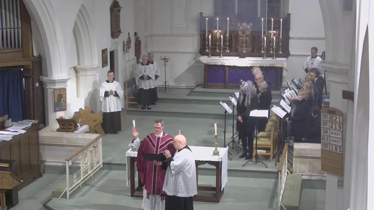 Ash Wednesday Mass, on 18 February 2026