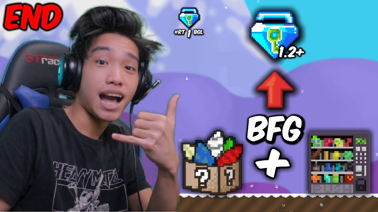 Collect Hasil Vending, Hasil BFG, Dapet 1 BGL Lebih - Growtopia Indonesia #RT1BGL #9 (END)