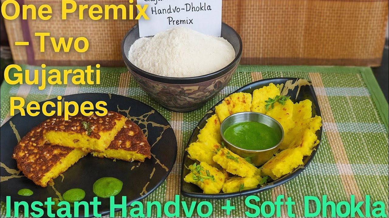 Best Homemade Premix|Healthy Gujarati Snacks You Must Try | Handvo & Dhokla @NourishNDelight #food