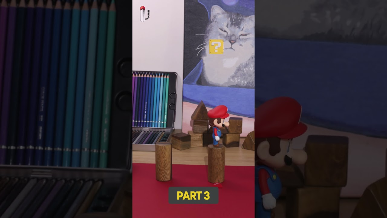 Mario's Amazing Adventure (part 3) stop motion animation