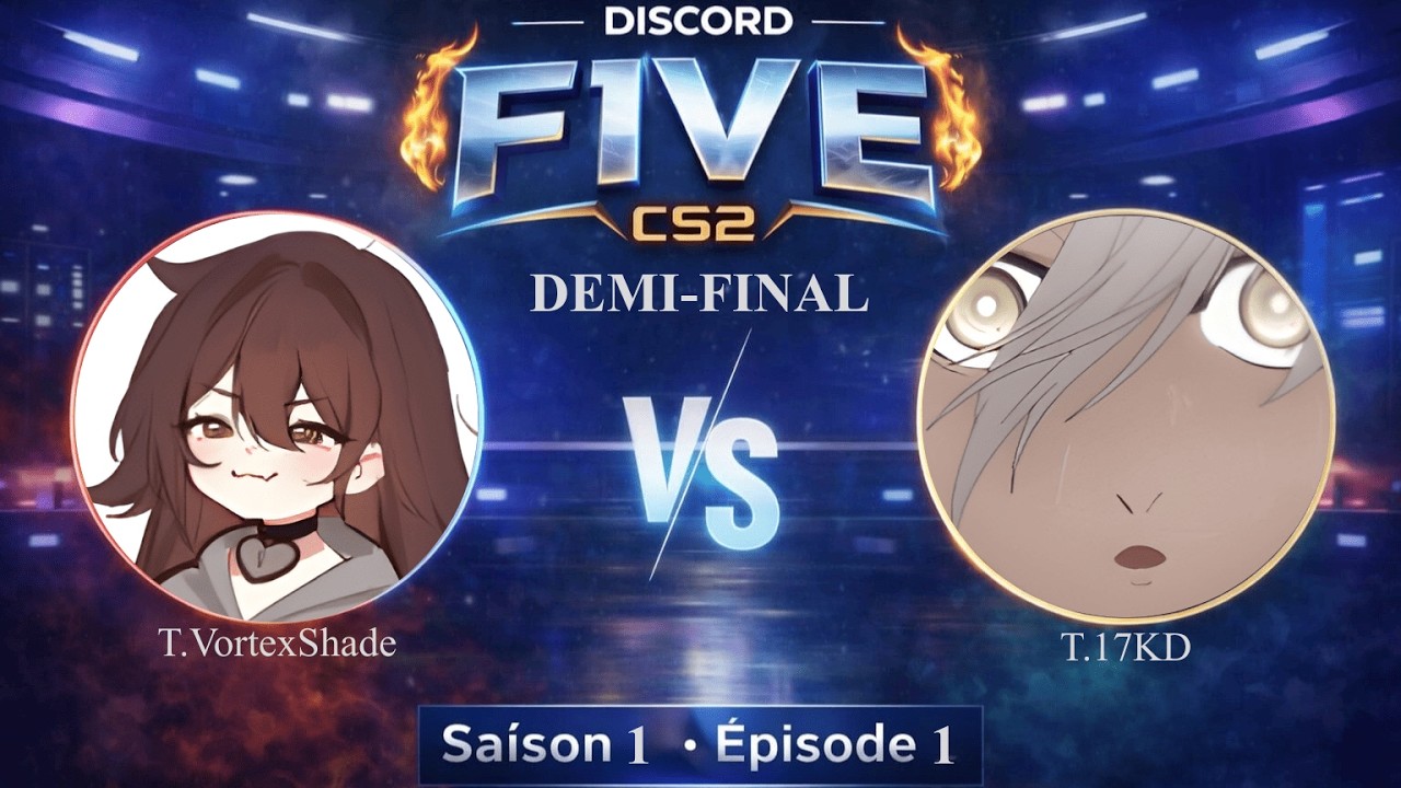 DEMI FINALE - LE FIVE (S1/EP1) T.17KD vs T.vortexShade