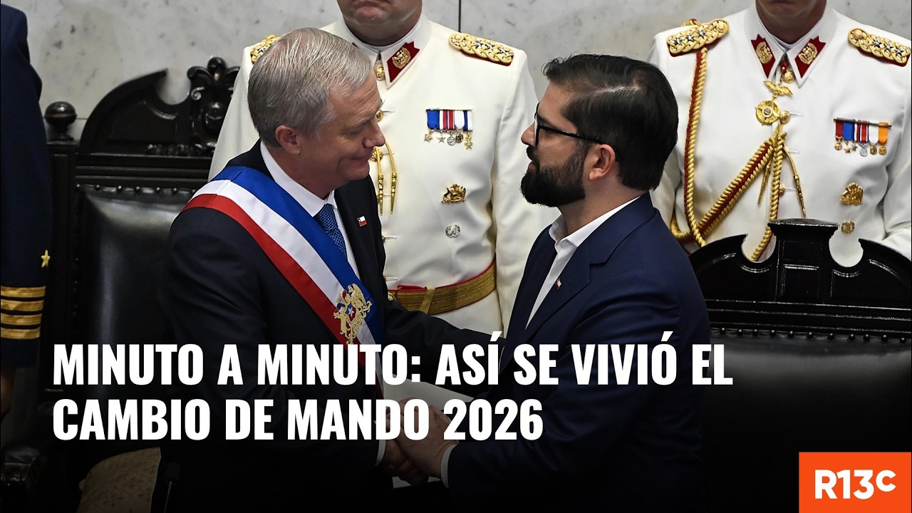 Minuto a minuto: Así se vivió el Cambio de Mando 2026