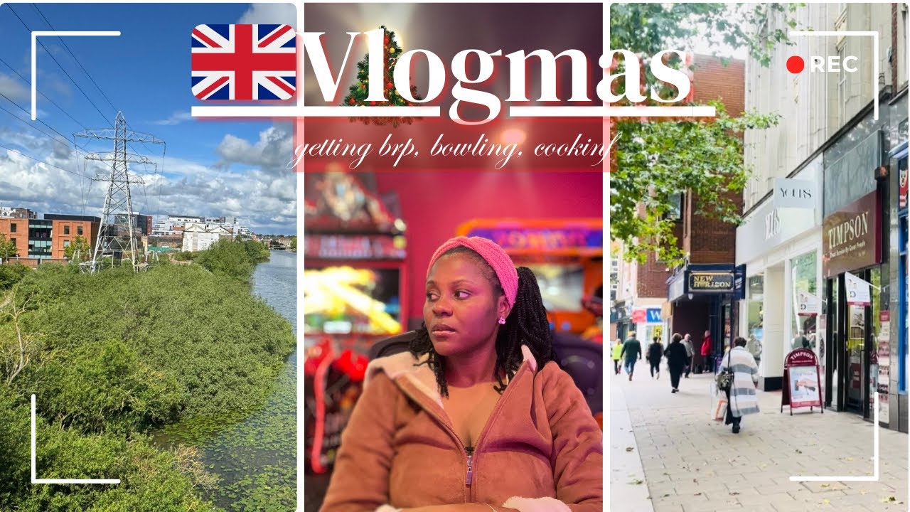 MY FIRST 24 HOURS IN THE UK 🇬🇧AS A NEW IMMIGRANT | SETTLING | GETTING MY BRP | SHOPPING| BOWLING