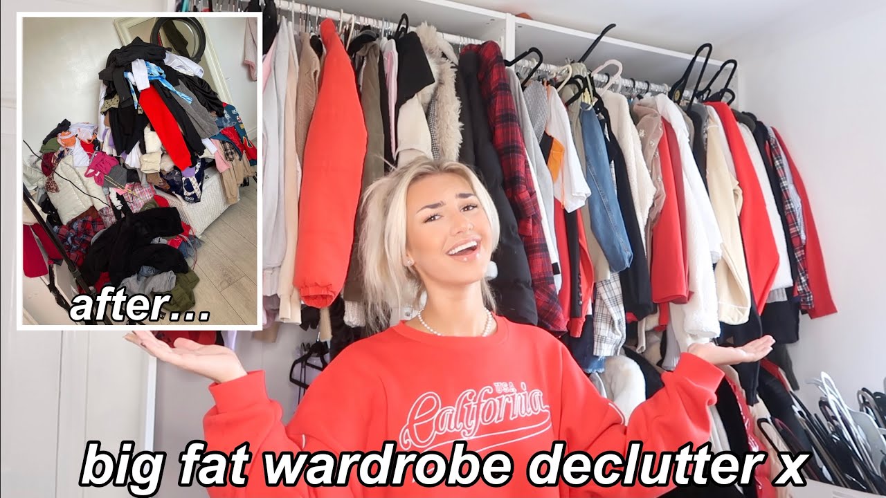 HUGE wardrobe declutter!!! this was needed