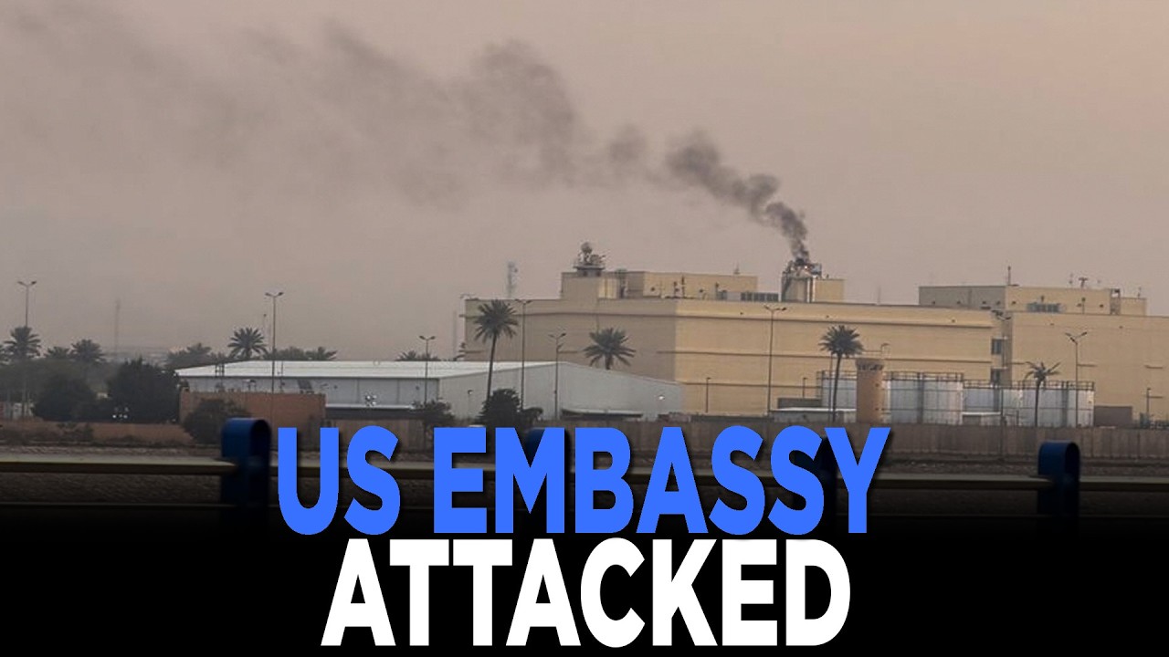US Embassy In Iraq Attacked &mdash; Smoke And Flames Visible Following Aerial Strike | TRENDING