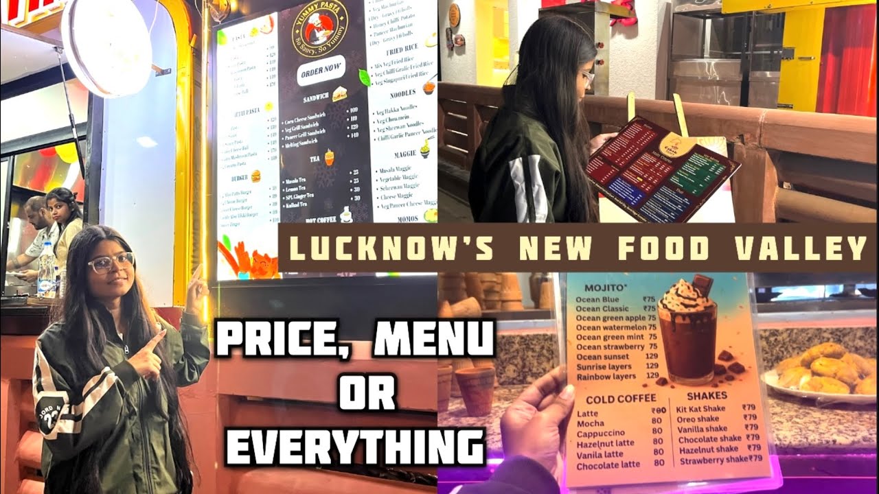 Lucknow’s New Food Valley || All Price & Menu || Lucknow || @heynigar