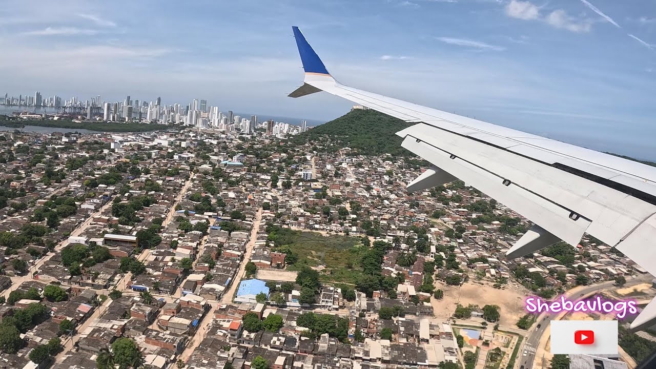 Panama City to Cartagena🇨🇴   WOW!! Stunning  Views!