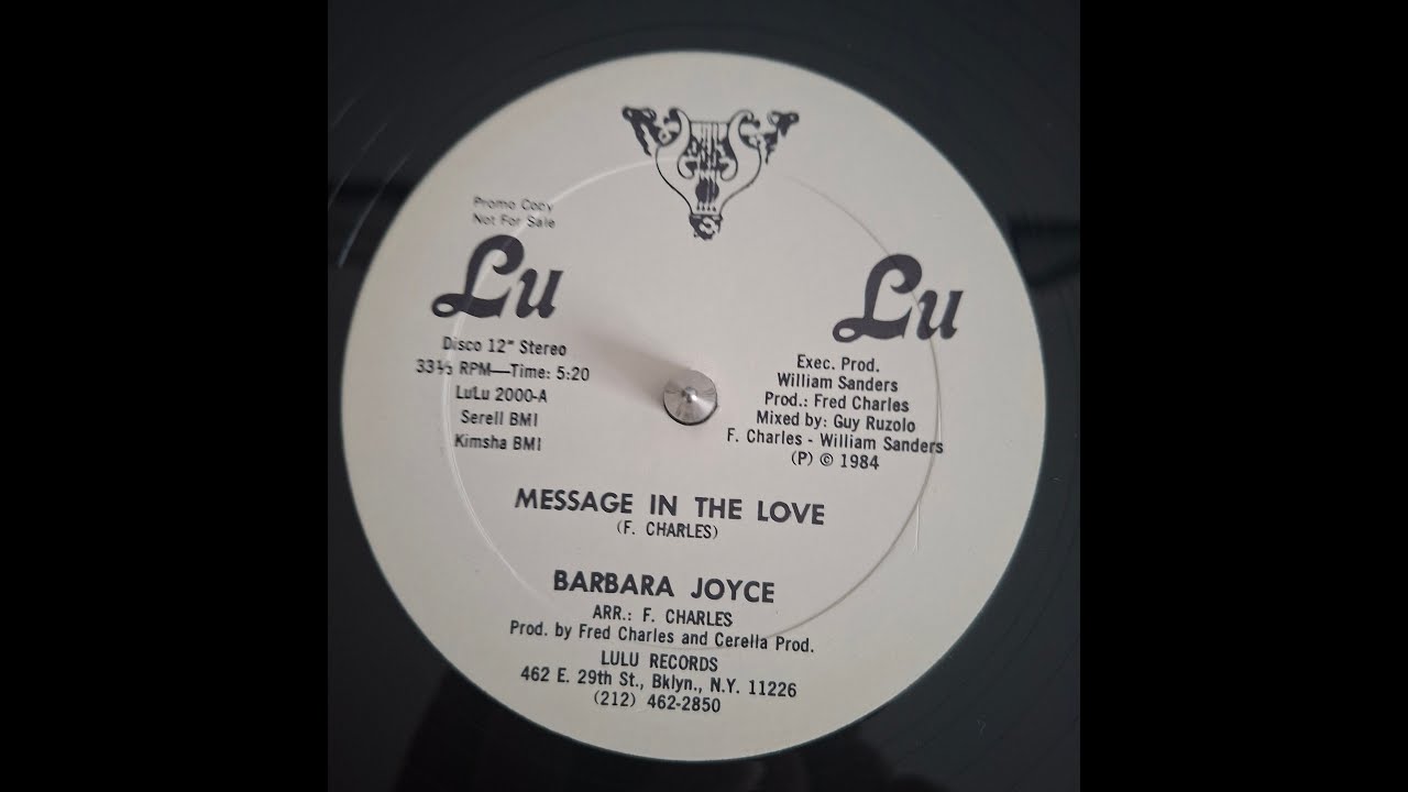 Barbara Joyce - Message In The Love (1984) [Boogie-Funk]
